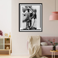 Historic Framed Print, Monroe Brackins, ex-slave, Hondo,  17-7/8" x 21-7/8"
