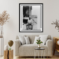 Historic Framed Print, C.B. McRay, ex-slave, Beaumont,  17-7/8" x 21-7/8"
