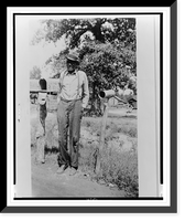 Historic Framed Print, A.M. Mount Moore, ex-slave, Marshall,  17-7/8" x 21-7/8"