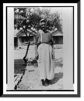 Historic Framed Print, Penny Thompson, ex-slave, Ft. Worth,  17-7/8" x 21-7/8"