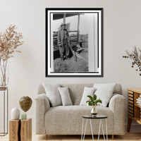 Litt Young, Marshall (with slave-horn) Classic, Antique Wall Art