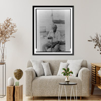 Historic Framed Print, Louise Young, ex-slave, Ft. Worth,  17-7/8" x 21-7/8"