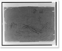 Historic Framed Print, Shermans march destroying the track. 1864,  17-7/8" x 21-7/8"