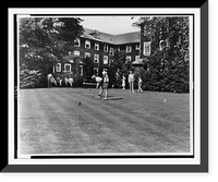 Putting at The Crestmont Inn, Eagles Mere, Pa, Vintage Print