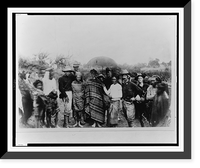Fernandez, interpreter; newspaper man, Gen. Pershing, Capt. James A. Ryan, and others posed at Iligan, Philippine Islands, Historic Reproduction