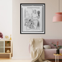 Historic Framed Print, In his time he has worn varied disguises,  17-7/8" x 21-7/8"