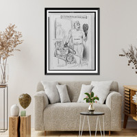 Historic Framed Print, In his time he has worn varied disguises,  17-7/8" x 21-7/8"