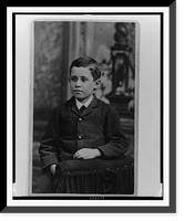 O.W., aged 9 1/2 years, taken at Cedar Rapids.S.T. Wiggins, photographer, Cedar Rapids, Vintage Poster