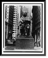 Monument to Mayor de Peyster, Bowling Green, New York City Classic, Vintage Wall Art