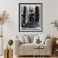 Monument to Mayor de Peyster, Bowling Green, New York City Classic, Vintage Wall Art