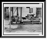 Separate benches - Brownsville, Miss. 1961. Classic, Historic Print