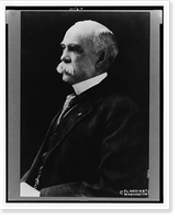 Historic Framed Print, [Robert M. Thompson, half-length portrait, facing left],  17-7/8" x 21-7/8"