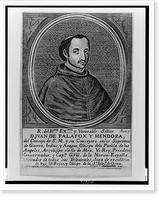 Historic Framed Print, D. Juan de Palafox y Mendoza [...].Prado(?) sfc. ; Hogal exc.,  17-7/8" x 21-7/8"