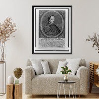 Historic Framed Print, D. Juan de Palafox y Mendoza [...].Prado(?) sfc. ; Hogal exc.,  17-7/8" x 21-7/8"