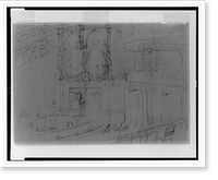 View of the Box in which the President was assassinated. Taken from the Dress Circle - 2, Antique Wall Art