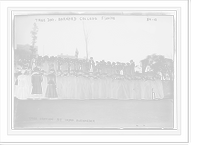Historic Framed Print, Barnard College Tree Day, oration by Irma Alexander, New York,  17-7/8" x 21-7/8"