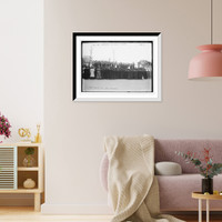 Historic Framed Print, Barnard College Tree Day, oration by Irma Alexander, New York,  17-7/8" x 21-7/8"
