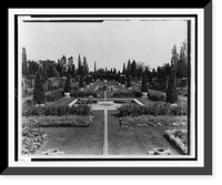 Historic Framed Print, [A.C. James home, Suprise Valley",  view of the Blue Garden,  showing artificial ponds,  Newport,  Rhode Island]" - 2,  17-7/8" x 21-7/8"