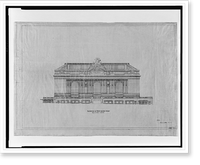 Grand Central Terminal (New York, N.Y.). Front. Elevation. Rendering.Barry A. Birrie 4 10 11, Historic Reproduction