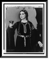 Kirsten Flagstad, three-quarter length portrait, facing left, in costume for Tristan and Isolde", holding chalice.Carlo Edwards, New York.", Historic Reproduction