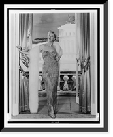 Uta Hagen, full-length portrait, standing, facing sightly left, Vintage Wall Art