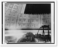 Historic Framed Print, [Construction of interior of dome of Jefferson Building, Library of Congress, Washington, D.C.],  17-7/8" x 21-7/8"