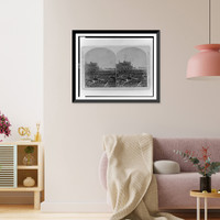 Historic Framed Print, Centennial opening - The Choristers,  17-7/8" x 21-7/8"
