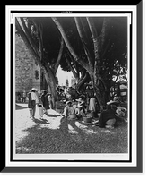 Antique Photo Print - Mexico. Taxco Plaza on market day.Gordon C