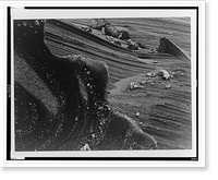 Historic Framed Print, Wind eroded volcanic ash - Kleifarvatn,  17-7/8" x 21-7/8"