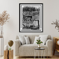 Composite of three scenes in the Soviet Union showing children exercising and walking along a lake, Antique Print