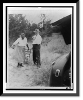 Aunt Harriet McClintock, dancing for John A. Lomax as she sang Shing, Shing, at the crossroads near Sumterville, Ala, Vintage Poster