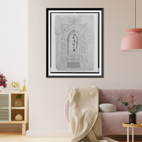 Altar to Our Lady of Loretto. Elevation.J.G.B. - 2 Classic, Vintage Wall Art