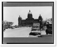 Historic Framed Print, State capitol, Des Moines, Iowa,  17-7/8" x 21-7/8"