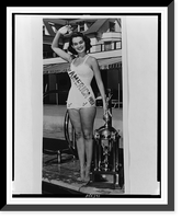 Historic Framed Print, Miss America of 1951,  17-7/8" x 21-7/8"