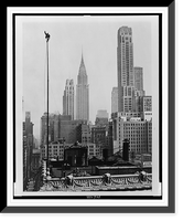 Alvin Kelly, seated atop a 65 foot flagpole on a 15 story Times Square Hotel, Vintage Poster