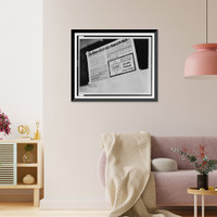 Sign printed in German bearing antisemitic message with Star of David, Berlin Classic, Vintage Wall Art