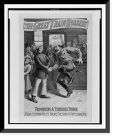 Historic Framed Print, The great train robbery written by Scott Marble.,  17-7/8" x 21-7/8"