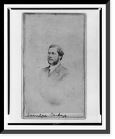 Historic Framed Print, Grandpa Cardozo.W.L. Troxell, Brooklyn.,  17-7/8" x 21-7/8"
