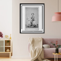 Historic Framed Print, Henry Cardozo - son of Isaac N. Cardozo and Lydia.C.O. Gott, photographer, Syracuse, N.Y.,  17-7/8" x 21-7/8"