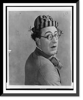 Ed Wynn, head-and-shoulders portrait, in costume as the Perfect Fool", looking over his shoulder", Vintage Print