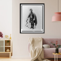 Historic Framed Print, [Harry Lauder, full-length portrait, in costume, standing, facing front].E. White, N.Y.,  17-7/8" x 21-7/8"