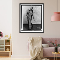 Paul and Grace Hartman, full-length portrait in dance pose, facing left.Maurice Seymour, Chicago, Vintage Wall Art