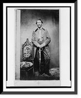 Historic Framed Print, [Capt. John D. Ritter, Union officer in the 32nd Indiana Regiment, full-length portrait, standing, facing front].Runnion's Art Gallery, Indianapolis.,  17-7/8" x 21-7/8"