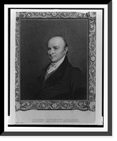 Historic Framed Print, John Quincy Adams - 3,  17-7/8" x 21-7/8"