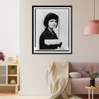 Penelope Patch, head-and-shoulders portrait, facing front Classic, Vintage Wall Art