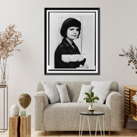 Penelope Patch, head-and-shoulders portrait, facing front Classic, Vintage Wall Art