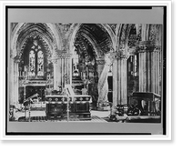 Rosslyn Chapel. The chancel.F.F. & Co, Antique Wall Art