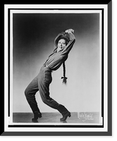 Historic Framed Print, Agnes de Mille, choreographer of Ballet Theatre's hit Rodeo" makes a guest appearance in the central role of the Cowgirl.Maurice Seymour,  Chicago.",  17-7/8" x 21-7/8"