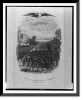 The grand review at Washington, May 23rd & 24th, 1865.A.L. Rawson, N.Y.; Engd. by Augustus Robin, N.Y, Antique Poster