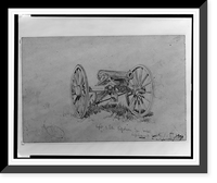 Light 12 pdr. Napoleon gun, brass, Rappahannock ?.E Forbes, Vintage Wall Art